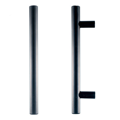 Taskmaster Matte Black T Handle - 96mm - 10 Pack