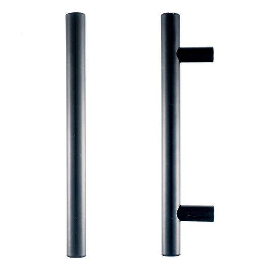 Taskmaster 96mm Matte Black T Handles - 10 Pack
