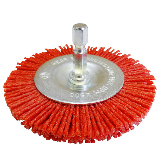 Josco Abrasive Nylon Wheel Brush - 75mm