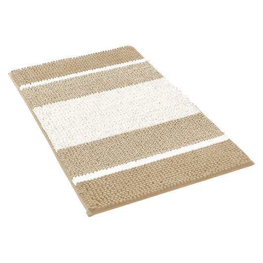 Barelli Chenille Bath Mat 80 x 50cm Latte
