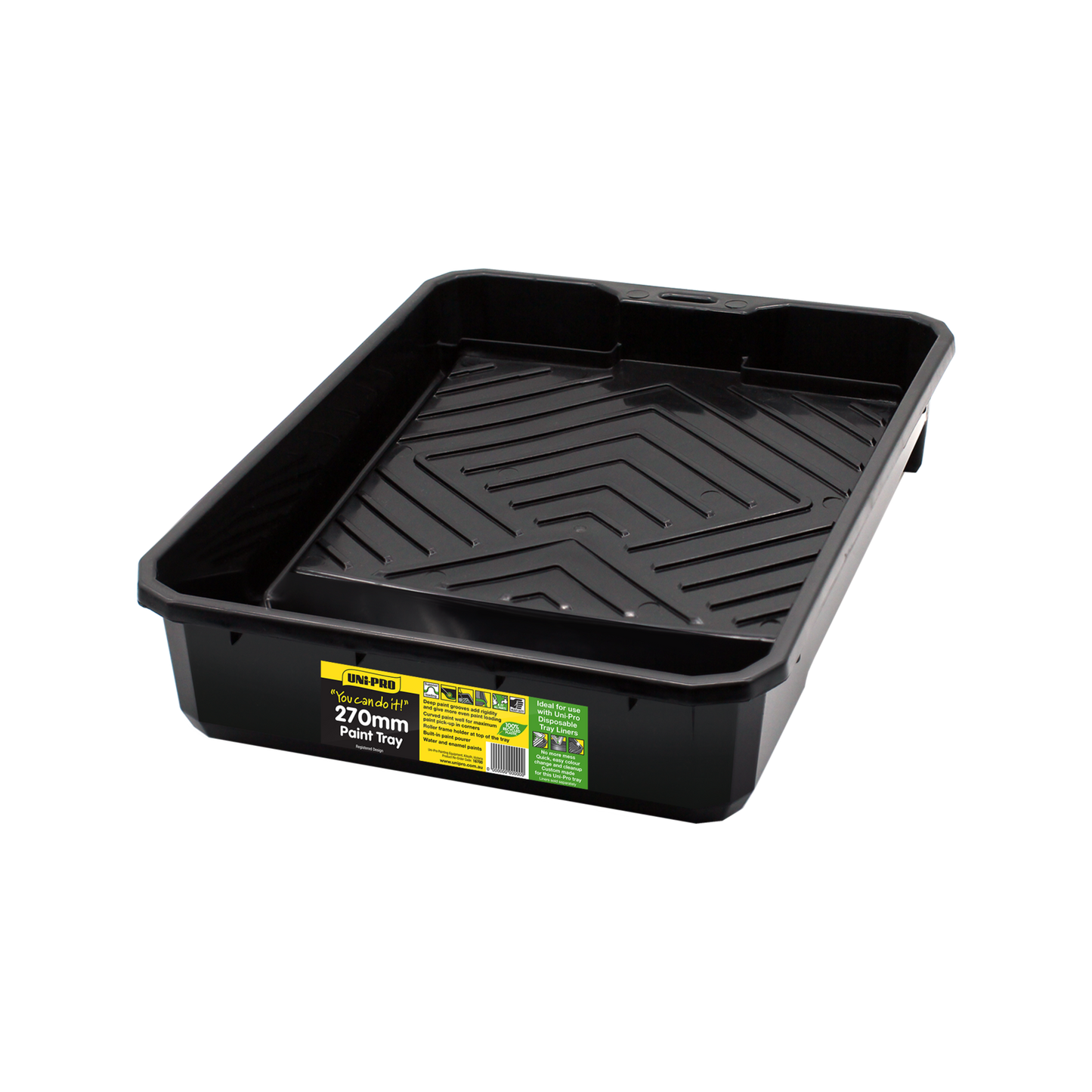 Uni Pro Heavy Duty Paint Tray - 270mm - Black