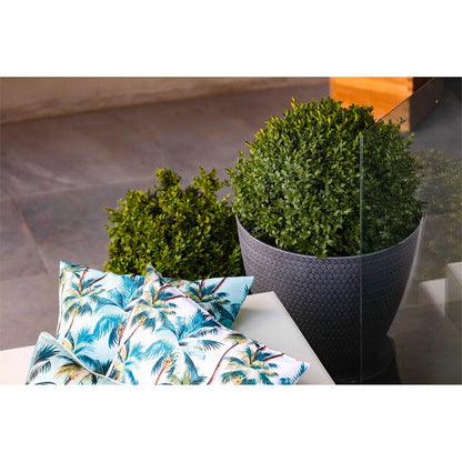 Mojo Cushion Cover - 60cm - Polyester - L.A. Palm Blue Design