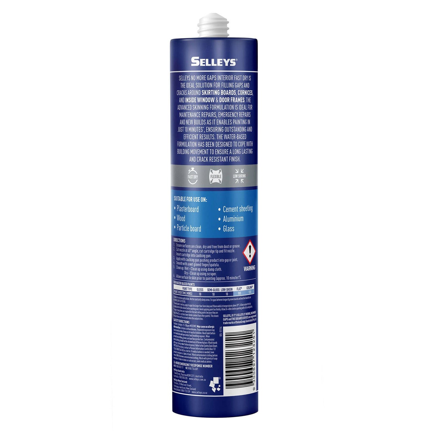 Selleys No More Gaps Interior Fast Dry - 475g - White