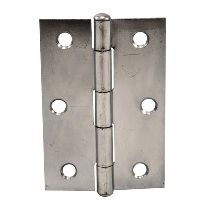 Lane Zinc Plated Loose Pin Durasmooth Butt Hinge - 85 x 60 x 1.6mm