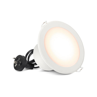 HPM White Tricolour Dimmable LED Downlight - 90mm - 7W