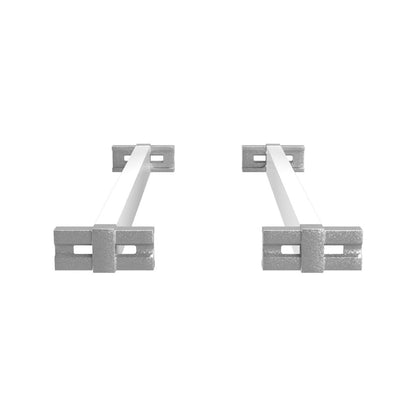 Flexi Storage Home Solutions 230mm Cross Bars Stackable Steel 2 Pack
