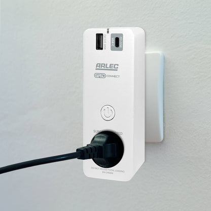 Arlec Grid Connect Smart Plug - 43 x 120mm - White
