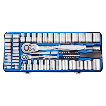 Kincrome Socket Set - 69 Piece - Chrome Vanadium Steel - Metric & Imperial