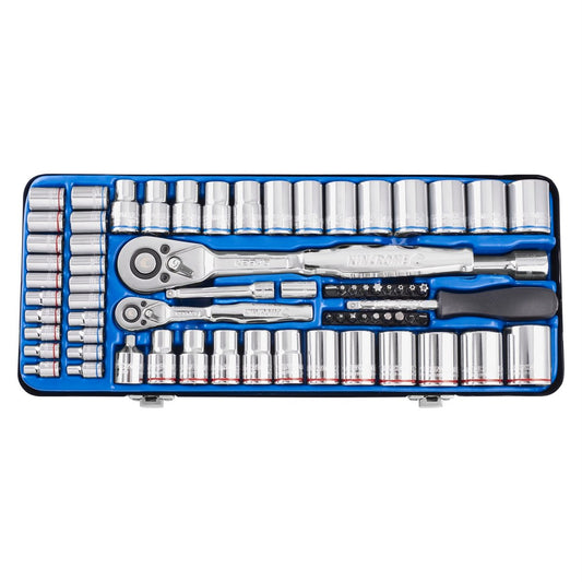 Kincrome Socket Set - 69 Piece - Chrome Vanadium Steel - Metric & Imperial
