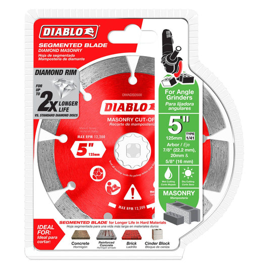 Diablo Diamond Disc - 5" - Segmented Cut Off