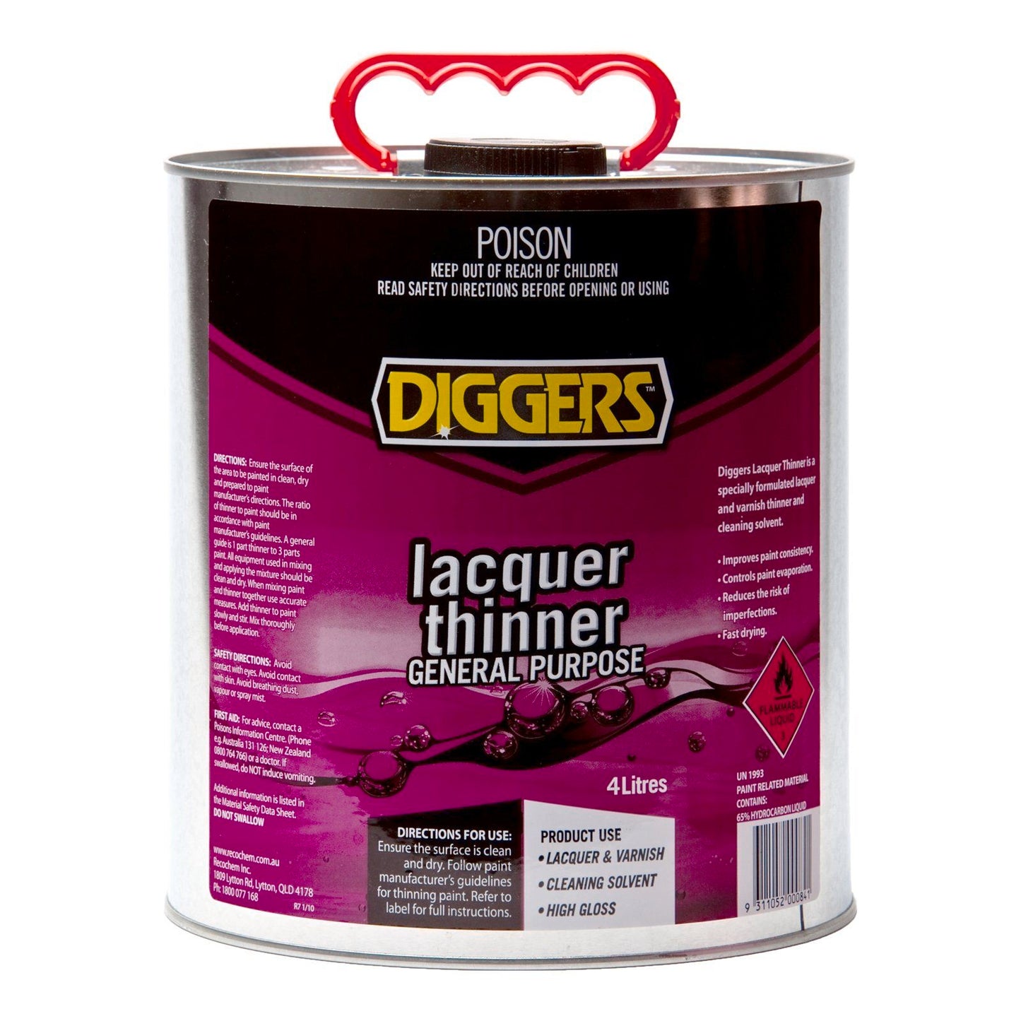 DIGGERS Lacquer Thinner - 4L