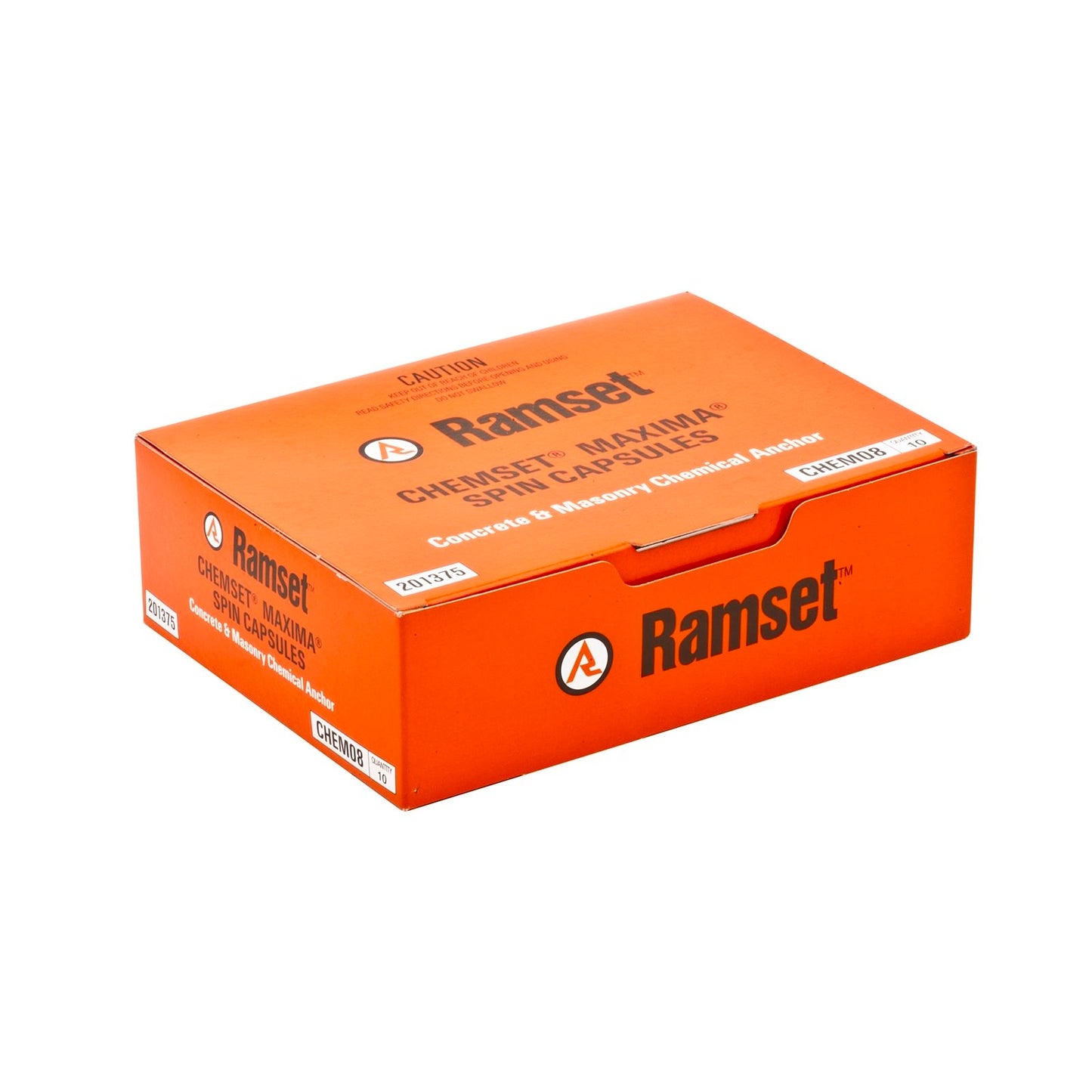 Ramset Maxima Masonry Chemical Acrylate Epoxy Capsule - M8 - 10 Pack