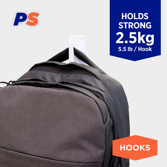 Permastik Extra Large Utility Hooks Holds 2.5kg 2 Pack