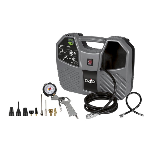 Ozito Inflate It Compressor Kit - 1100W