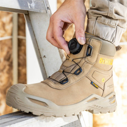 Dewalt Lander Safety Work Boots - Size 10 - Stone