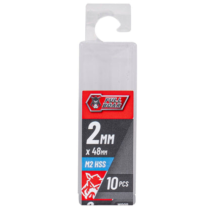 Full Boar HSS Drill Bit - 2mm - 10 Pack