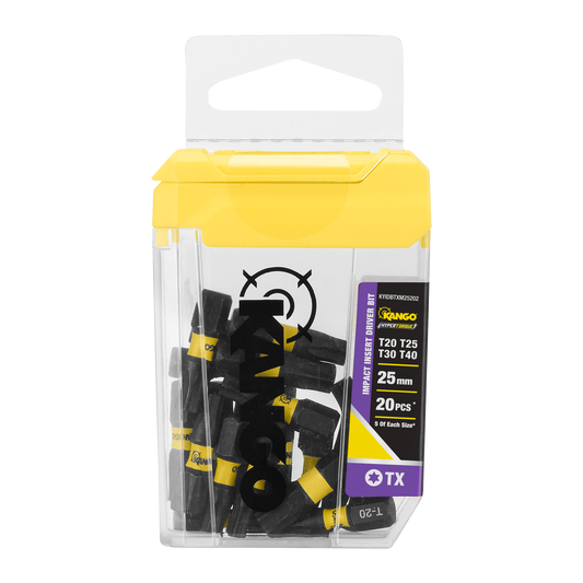 Kango Impact Driver Insert Bits 25mm TX 20 Pack