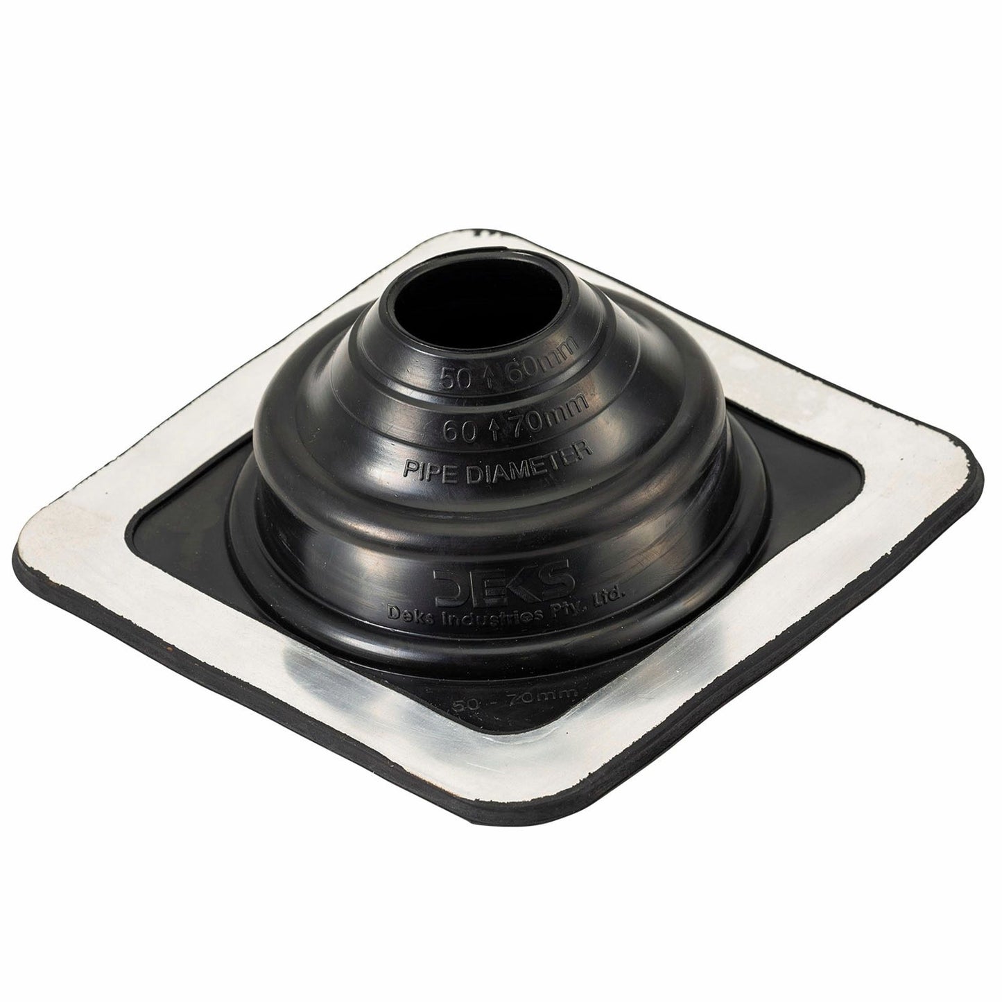 DEKS Dektite Premium Roof Flashing - 50-70mm - Black