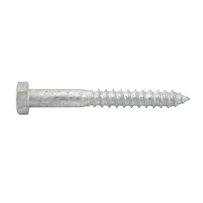 Zenith Hot Dip Galvanised Hex Head Coach Screws - M12 x 100mm - 12 Pack