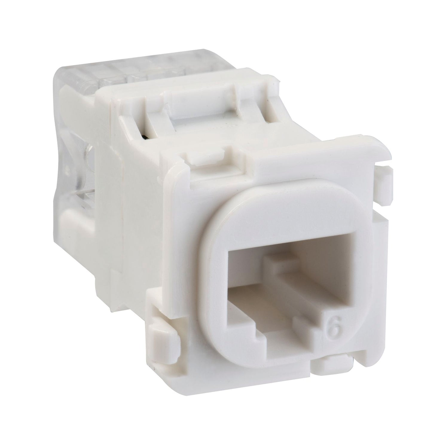 DETA Cat 6 RJ45 Ethernet Grid Plate Insert - 20mm