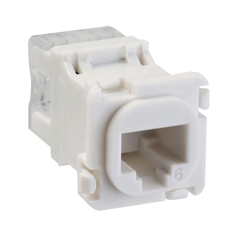 DETA Cat 6 RJ45 Ethernet Grid Plate Insert - 20mm