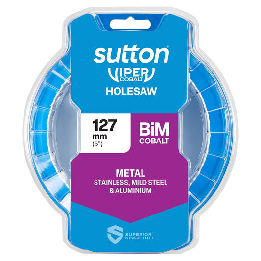 Sutton Tools Viper Cobalt Bi Metal Holesaw - 127mm