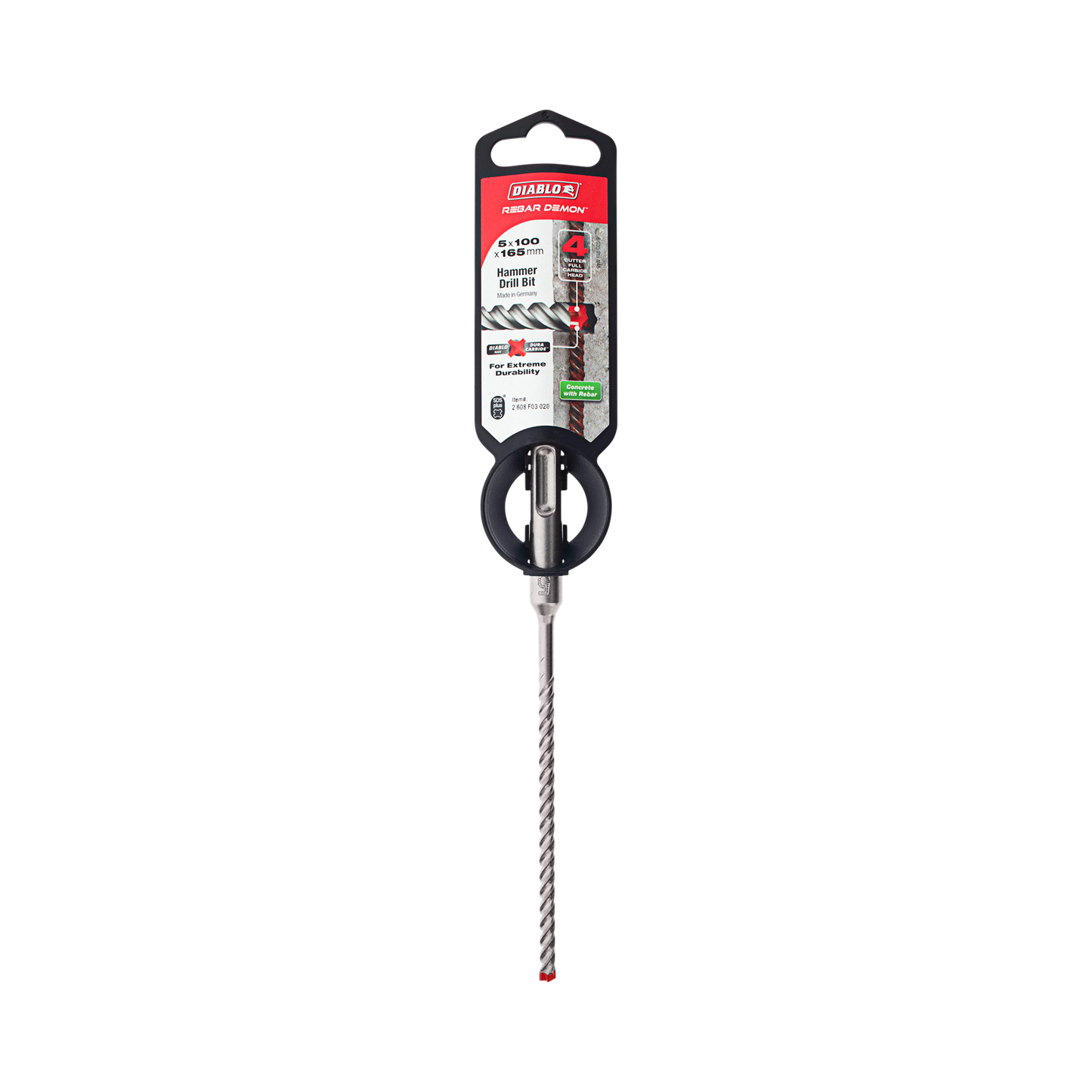 Diablo Rebar Demon SDS-Plus Hammer Drill Bit - 5 x 165mm