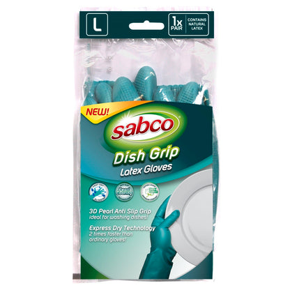 Sabco Dish Grip Gloves - Large