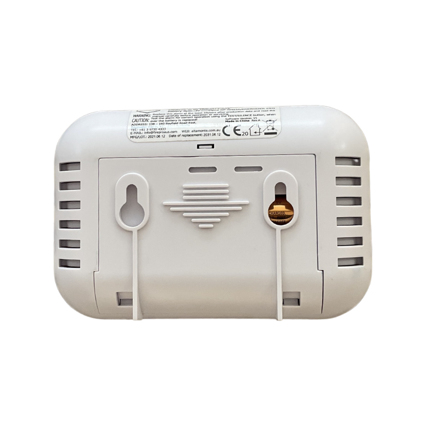 FirePro Carbon Monoxide Alarm - 120mm
