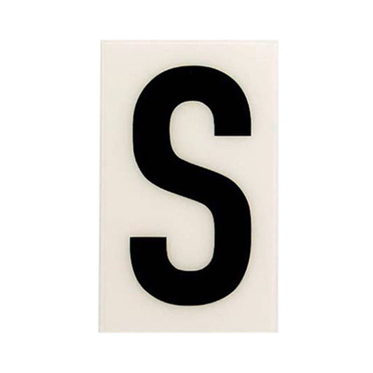 Sandleford Self Adhesive House Letter S - 85mm - White