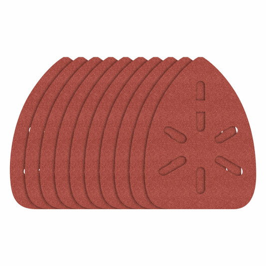 Ozito Detail Sander Sanding Sheets - 120 Grit - 10 Pack