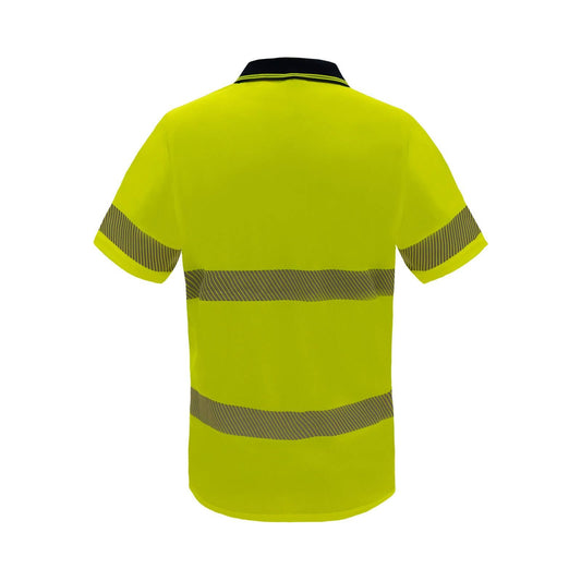 Citeco Womens Hi Vis Short Sleeve Polo - Size 10 - Yellow