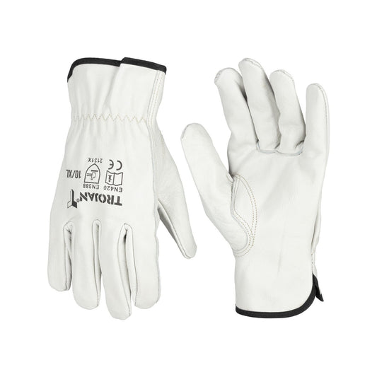 Trojan XL Leather Riggers Gloves