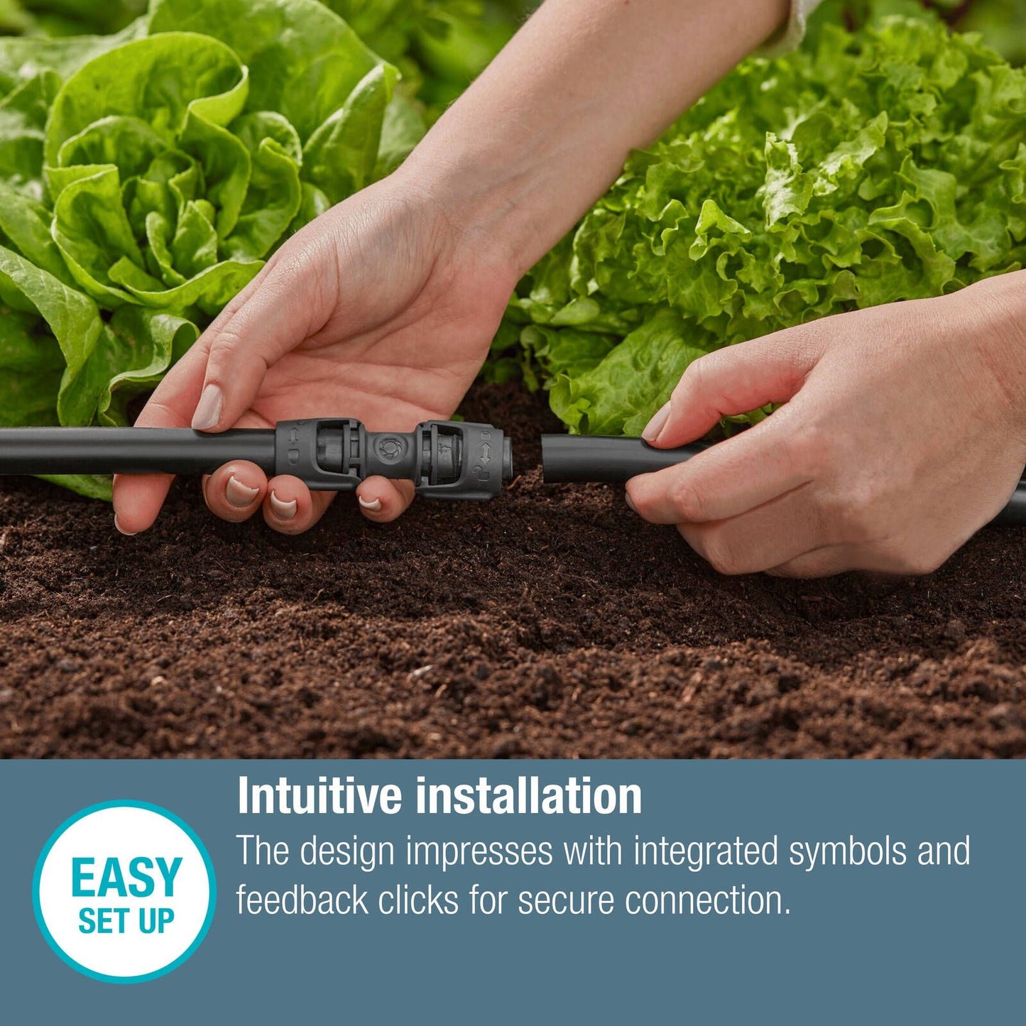Gardena Micro Irrigation Connector - 13mm - 3 Pack
