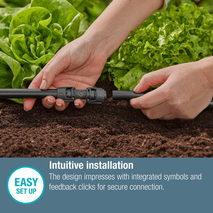 Gardena Micro Irrigation Connector - 13mm - 3 Pack