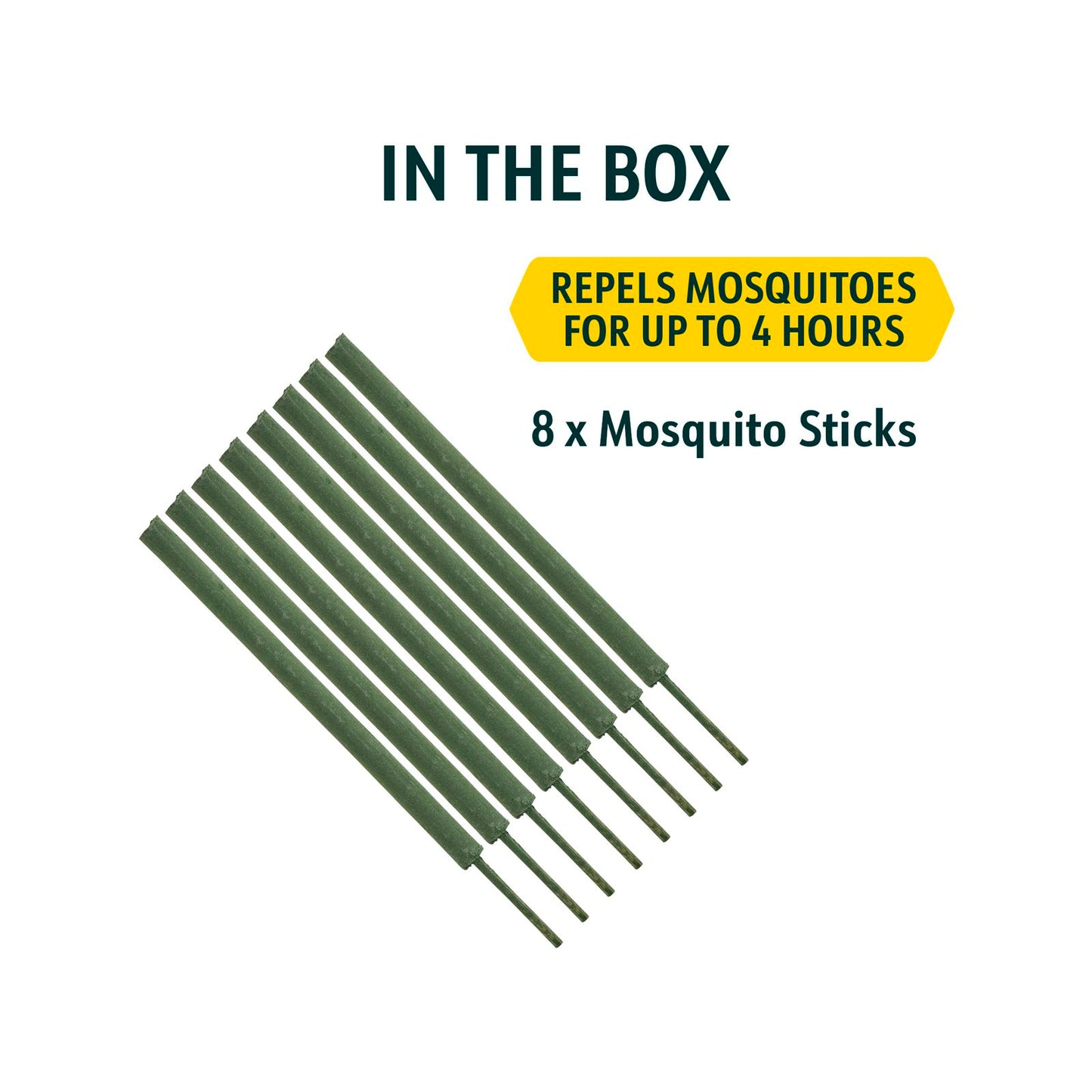 Bite Shield Mosquito Incense Sticks - 8 Pack - 75 x 310mm