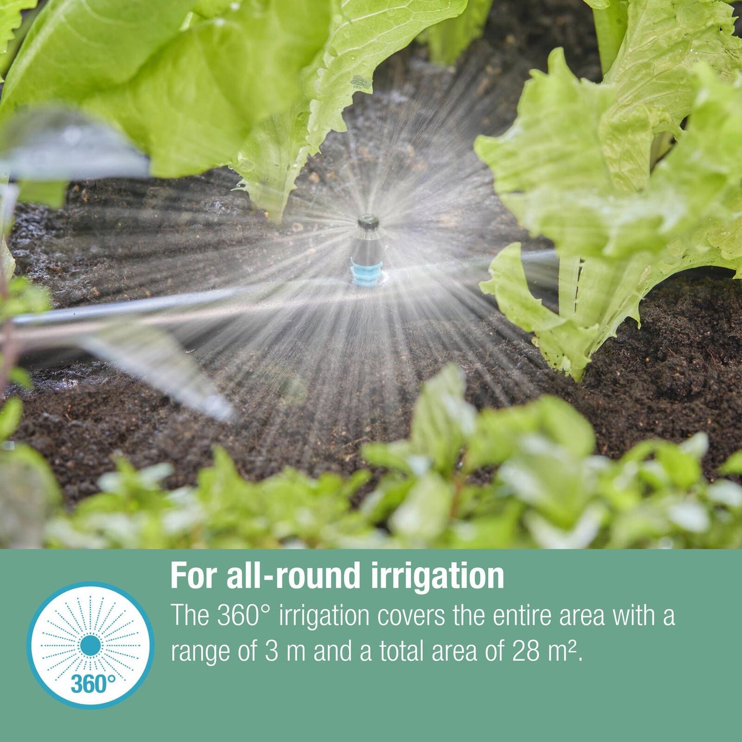 Gardena Micro Irrigation Spray Nozzle - 360° - 5 Pack