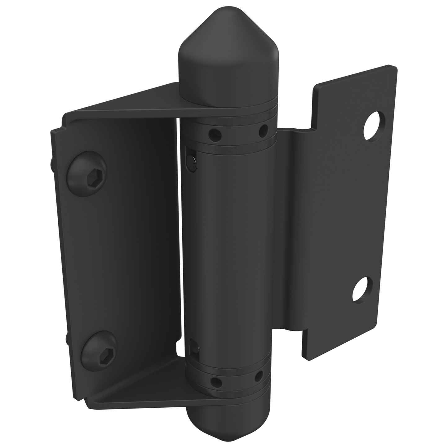 Protectoral Black Matte Glass to Wall Post Gate Hinge - 46 x 110mm