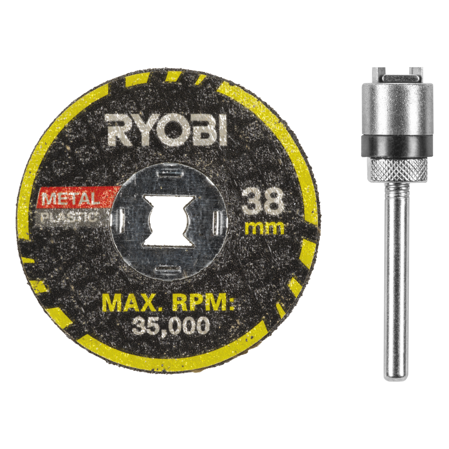 Ryobi Rotary Twist Lock Cutting Disc Starter Set - 38mm - 6 Piece