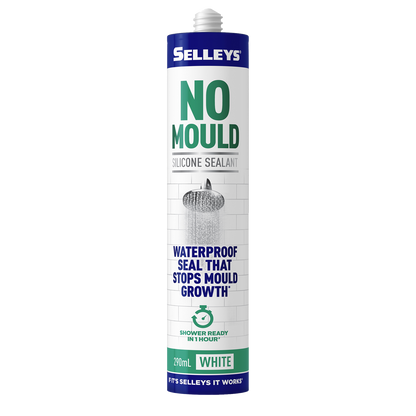 Selleys No Mould Resistant Silicone Sealant - 290ml - White