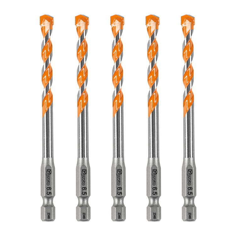 Kango Masonry Drill Bit 6.5mm x 100mm 5 Pack