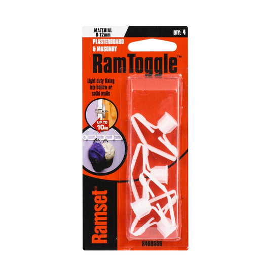 Ramset Ramtoggle - 8 x 12mm - 4 Pack