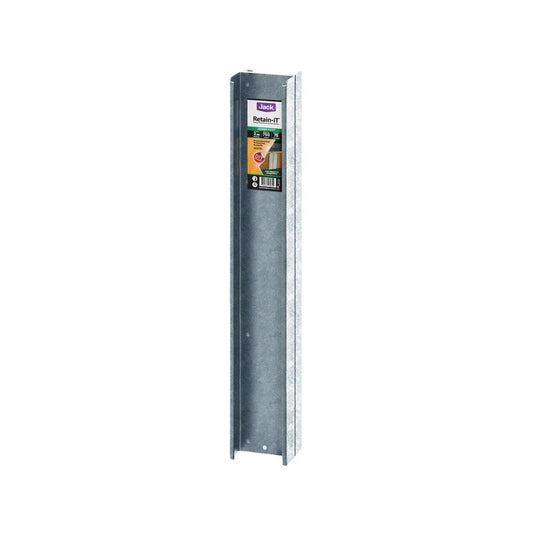 Jack Galvanised Steel Retain It Sleeper Upright Joiner Post 75 x 750mm