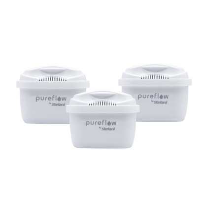 Stefani Pureflow Replacement Filter Cartridge - 3 Pack