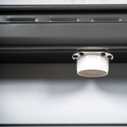Rain Harvesting Round Gutter Outlet - 75mm - White