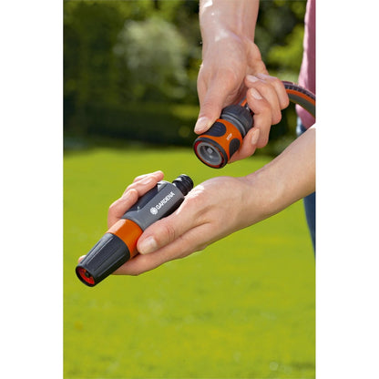 Gardena 13mm Basic Hose Set - Plastic - Adjustable Spray - Durable