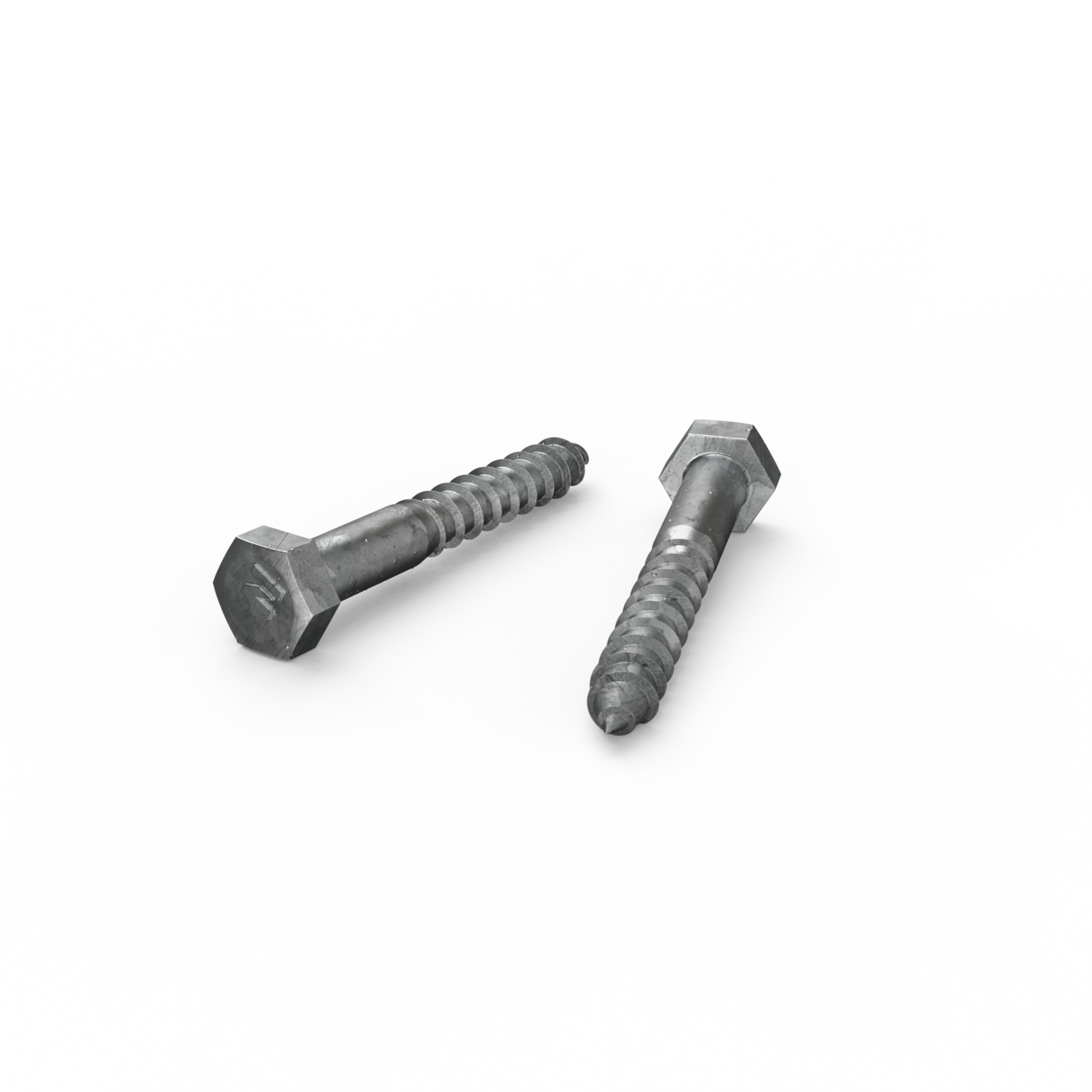 Zenith Hot Dip Galvanised Hex Head Coach Screws - M8 x 60mm - 25 Pack