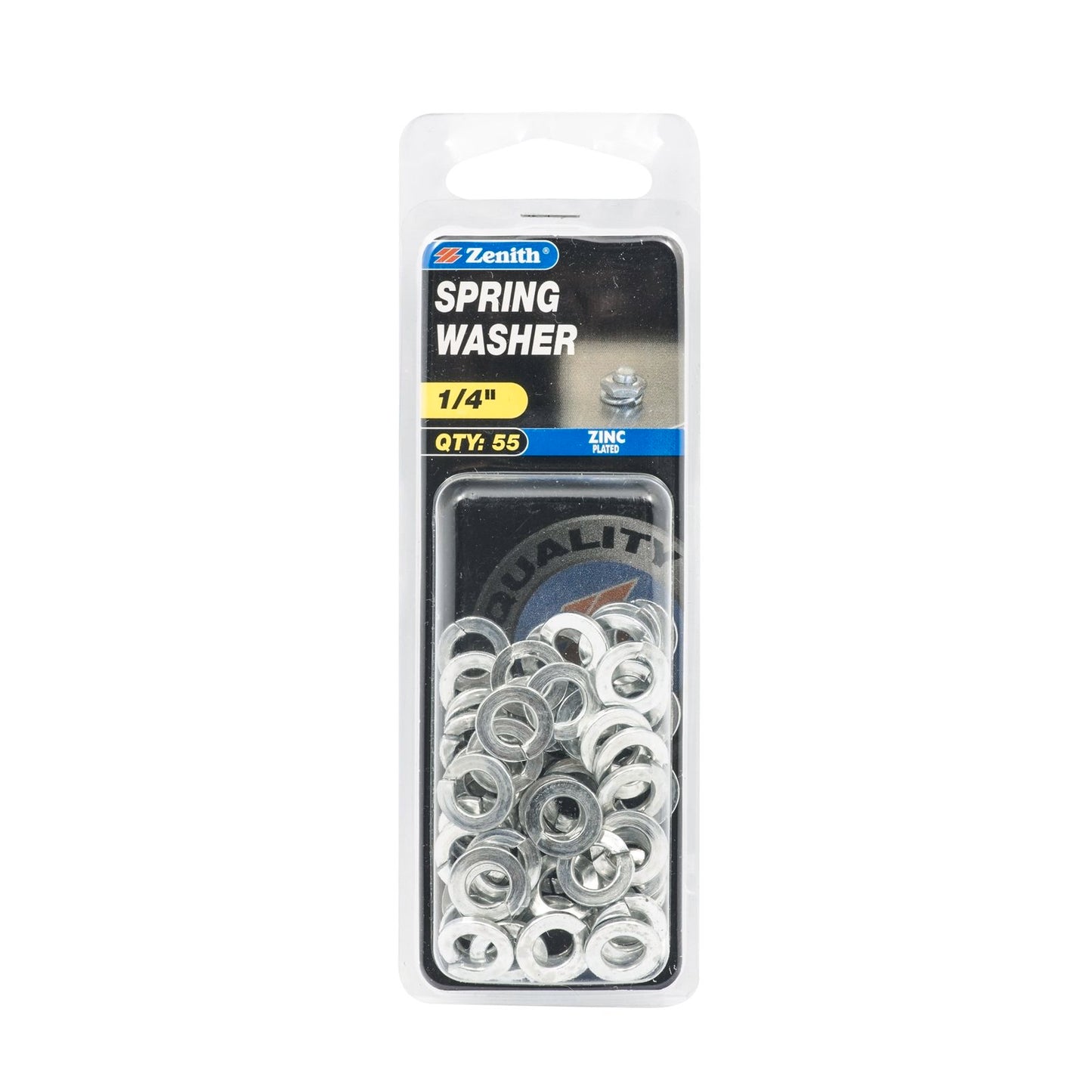 Zenith Spring Washer - 1/4" - 55 Pack