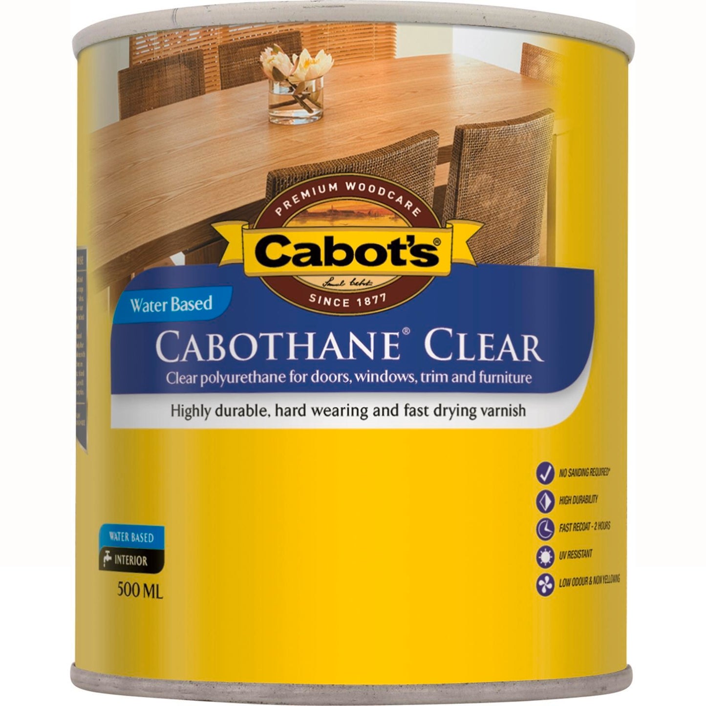 Cabot Cabothane Clear Polyurethane - 500ml