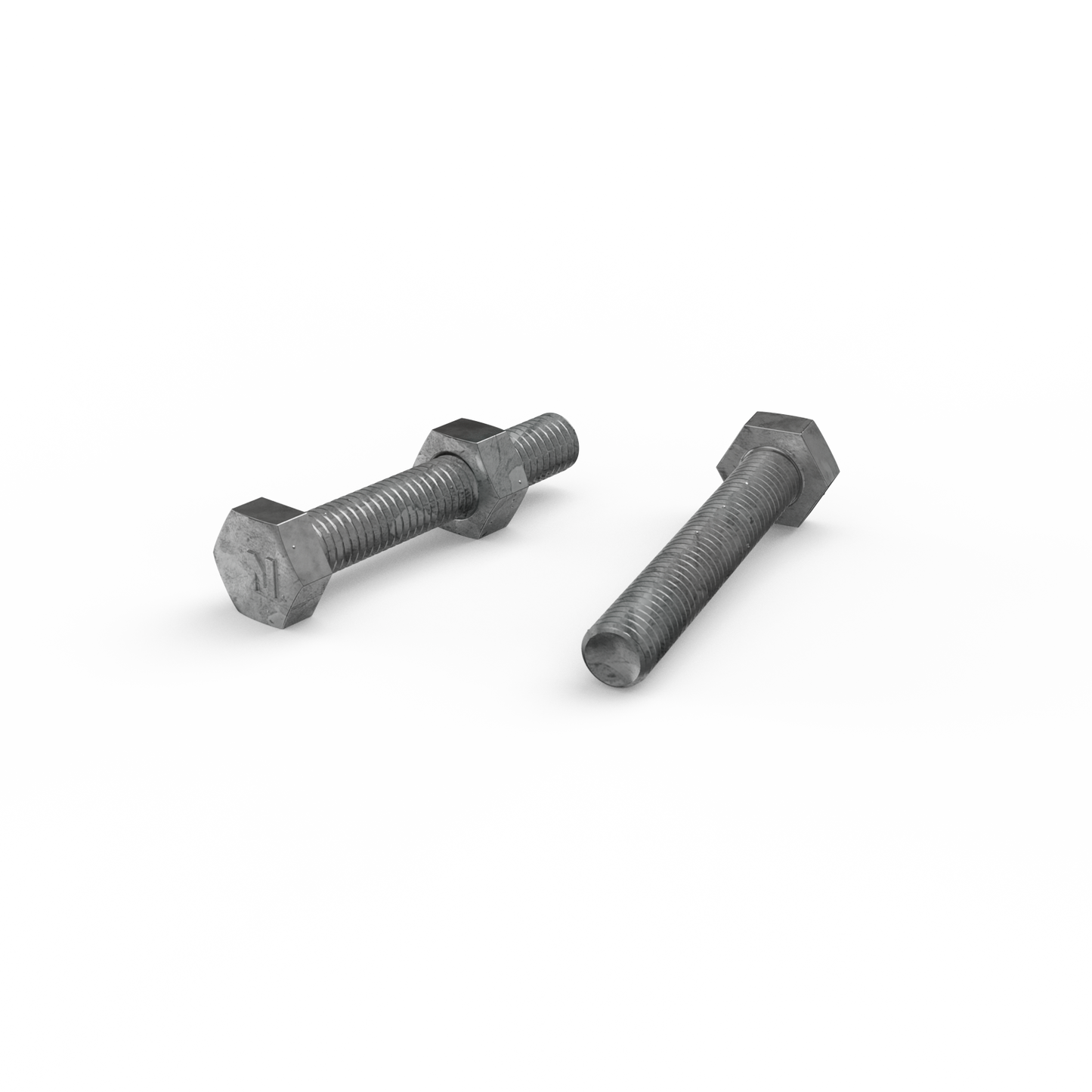 Zenith Hot Dip Galvanised Hex Head Bolts - M8 x 50mm - 25 Pack